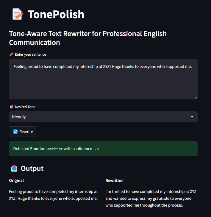 TonePolish Demo 2